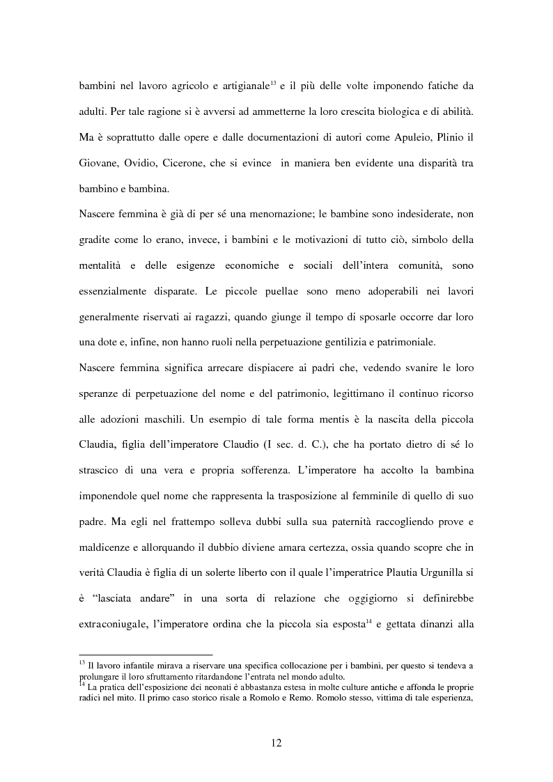 Anteprima della tesi: ''Educate al Silenzio''. Sguardo storico-pedagogico sull'educazione delle bambine per la promozione di una cultura delle pari opportunità, Pagina 10