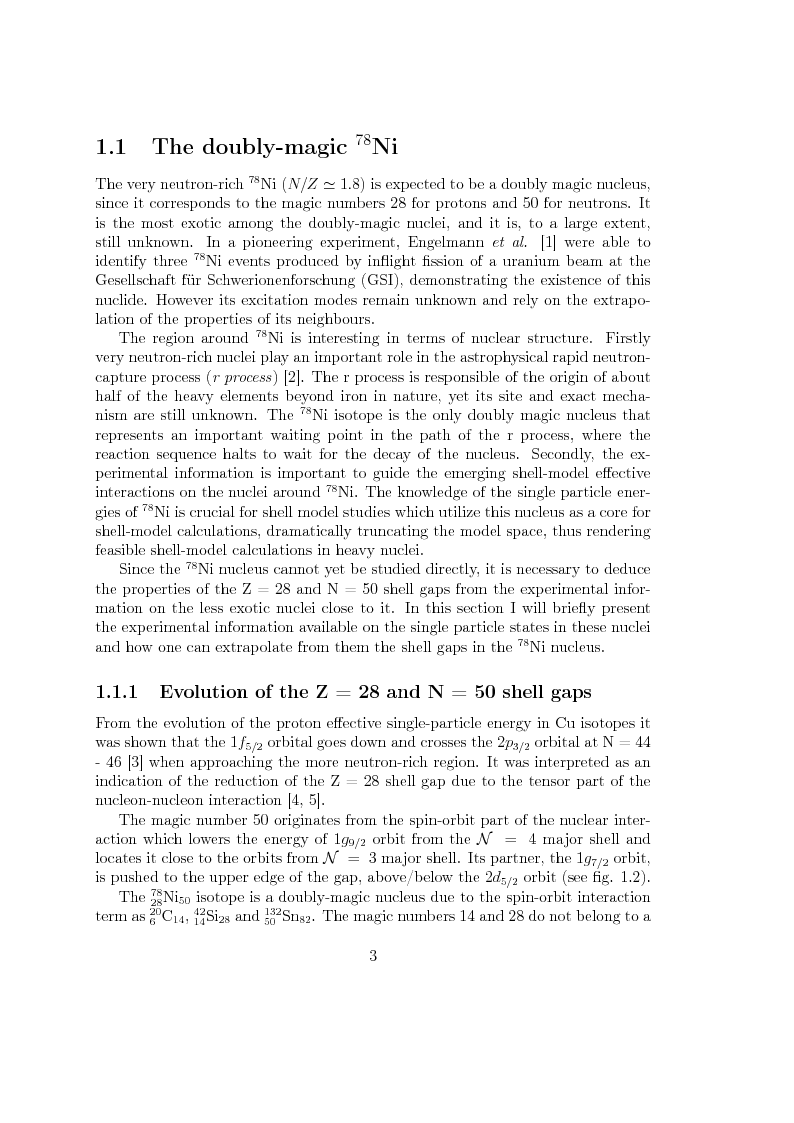 Anteprima della tesi: Beta decay studies close to the doubly-magic nucleus 78Ni, Pagina 4
