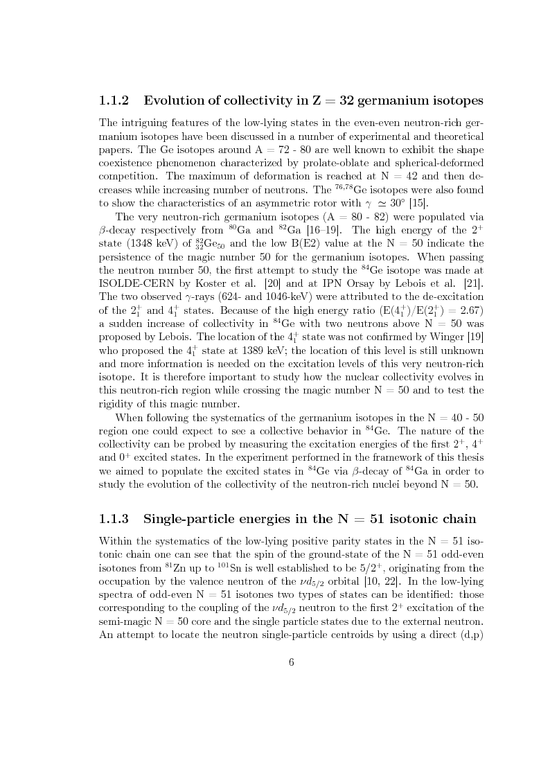 Anteprima della tesi: Beta decay studies close to the doubly-magic nucleus 78Ni, Pagina 7