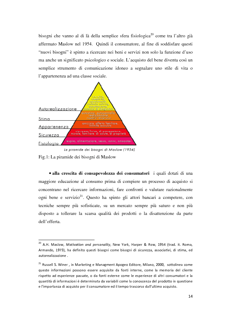 Anteprima della tesi: Le Nuove Strategie di Marketing e Comunicazione nel settore Bancario, Pagina 10