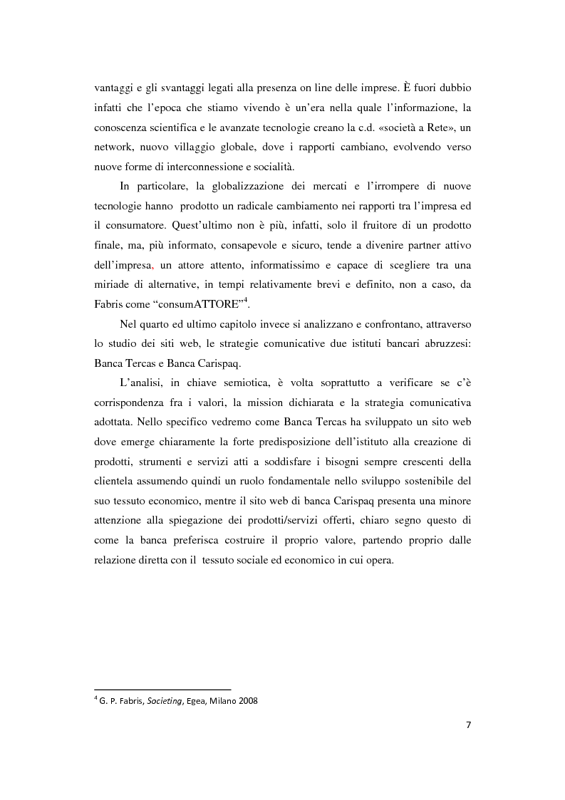 Anteprima della tesi: Le Nuove Strategie di Marketing e Comunicazione nel settore Bancario, Pagina 4