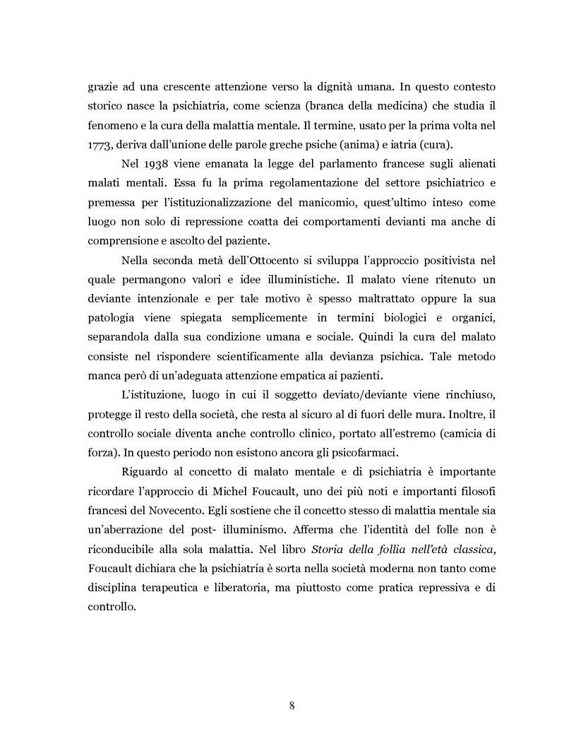 Anteprima della tesi: Un’intramontabile utopia - La valenza educativa dell’antipsichiatria di Franco Basaglia, Pagina 5