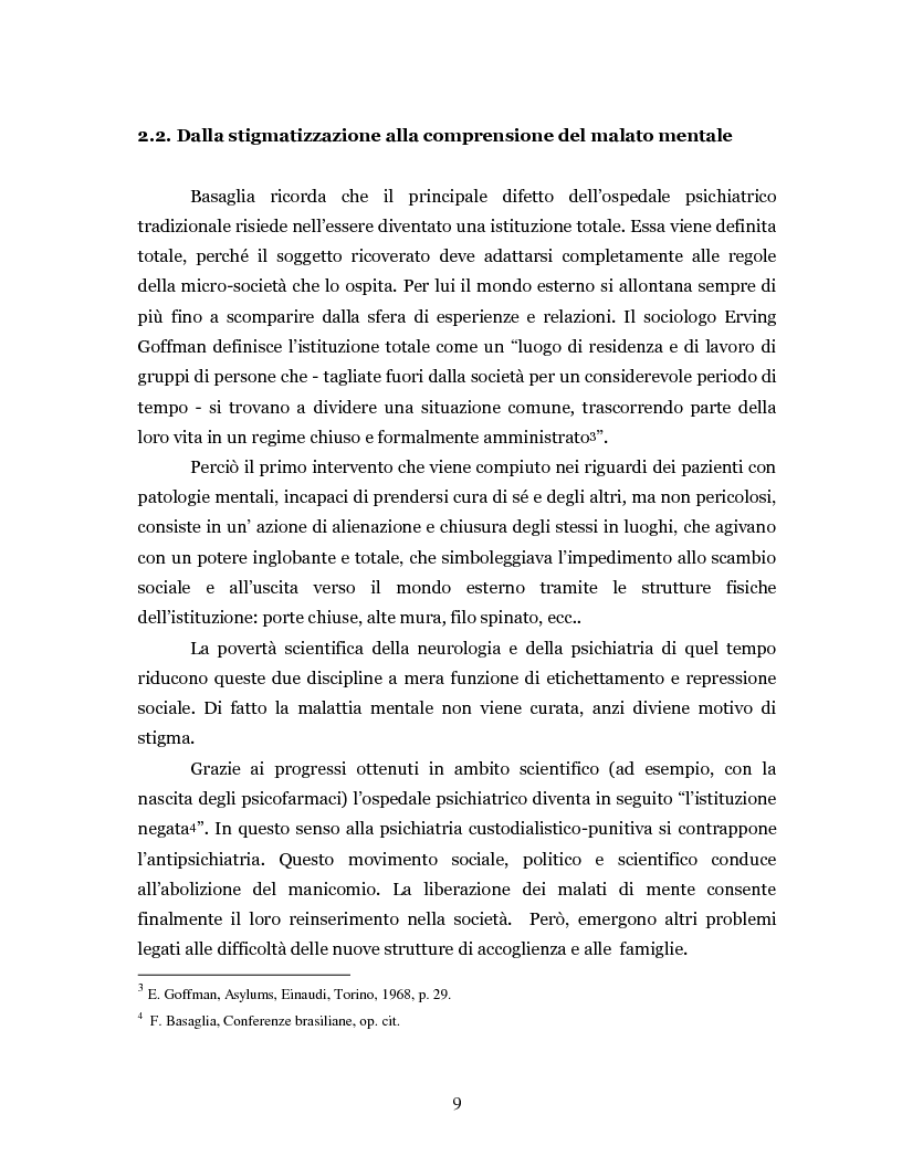 Anteprima della tesi: Un’intramontabile utopia - La valenza educativa dell’antipsichiatria di Franco Basaglia, Pagina 6