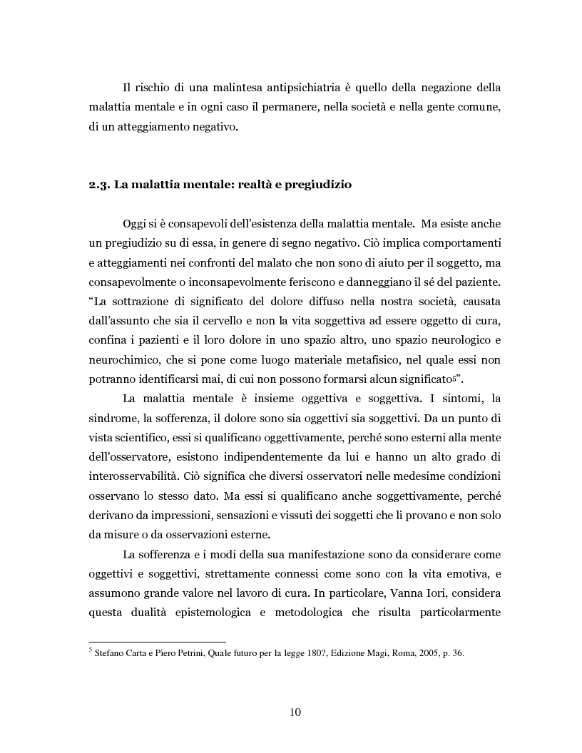 Anteprima della tesi: Un’intramontabile utopia - La valenza educativa dell’antipsichiatria di Franco Basaglia, Pagina 7