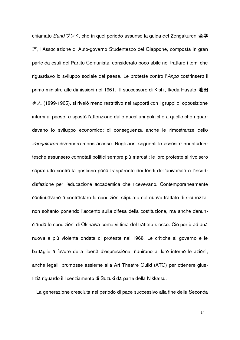 Anteprima della tesi: Il cinema di Suzuki Seijun, Pagina 10