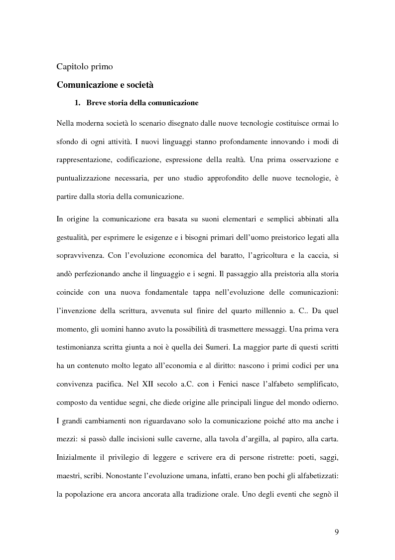 Anteprima della tesi: I passi della Media Education nella scuola primaria, Pagina 7