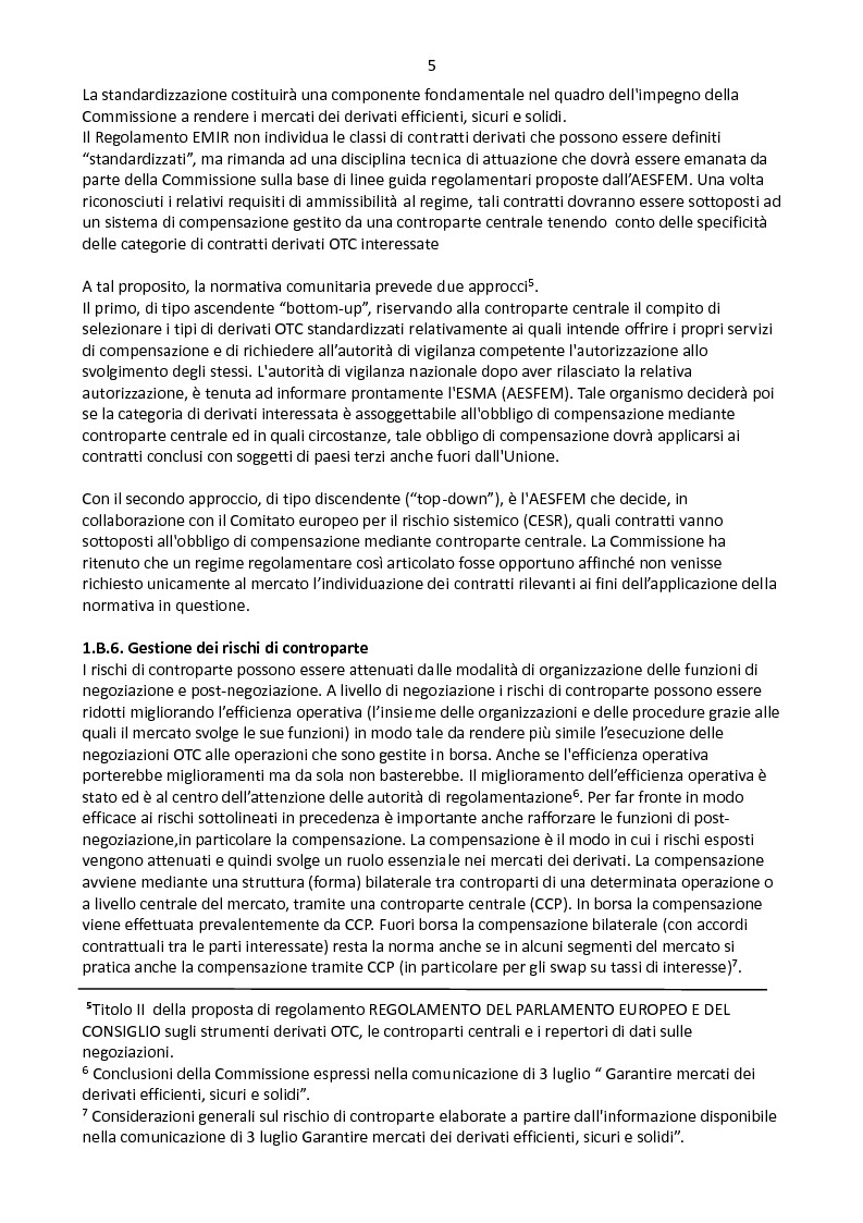 Anteprima della tesi: Derivati OTC: i nuovi scenari normativi, Pagina 6