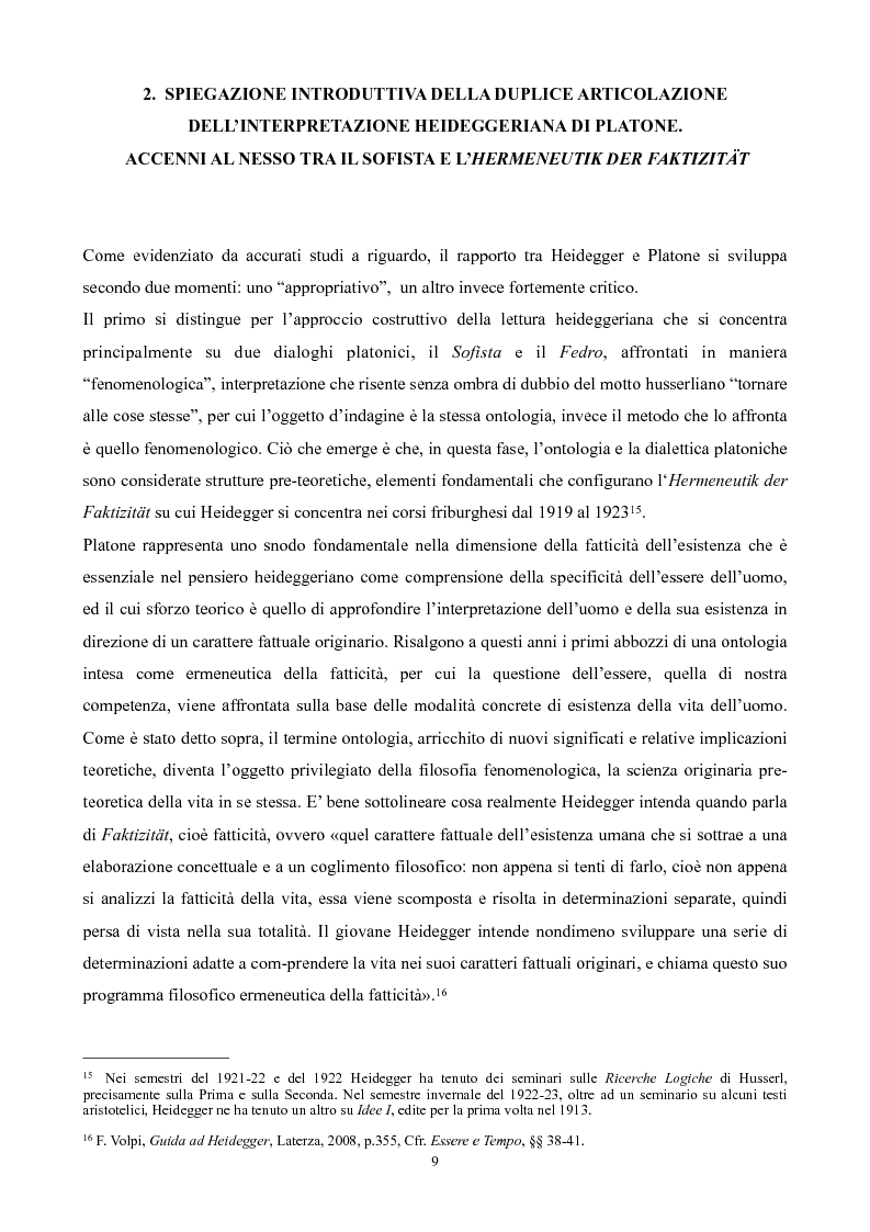 Anteprima della tesi: Il non-detto di Heidegger , Pagina 10