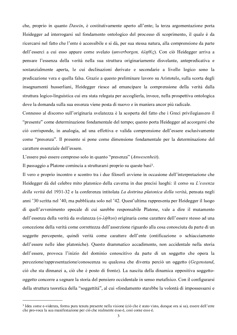 Anteprima della tesi: Il non-detto di Heidegger , Pagina 4