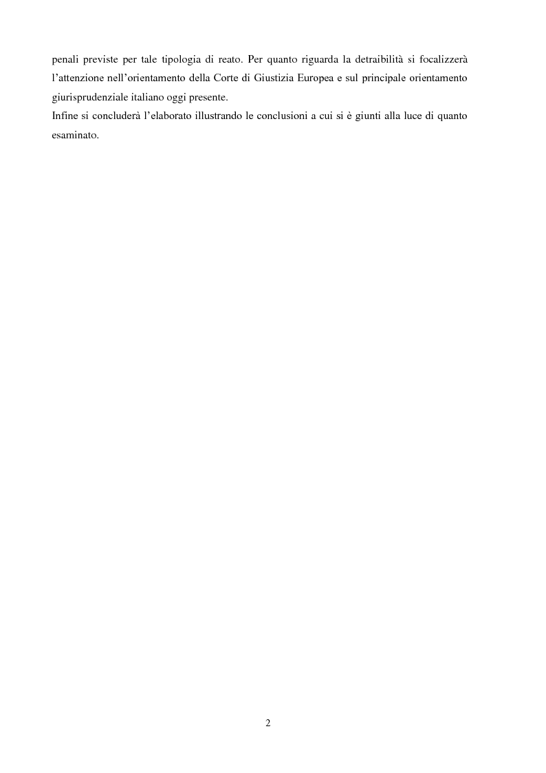 Anteprima della tesi: La Fatturazione per operazioni inesistenti nell'IVA, Pagina 3