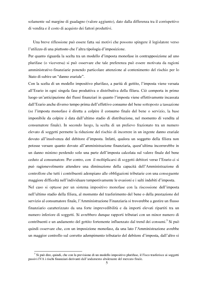 Anteprima della tesi: La Fatturazione per operazioni inesistenti nell'IVA, Pagina 6