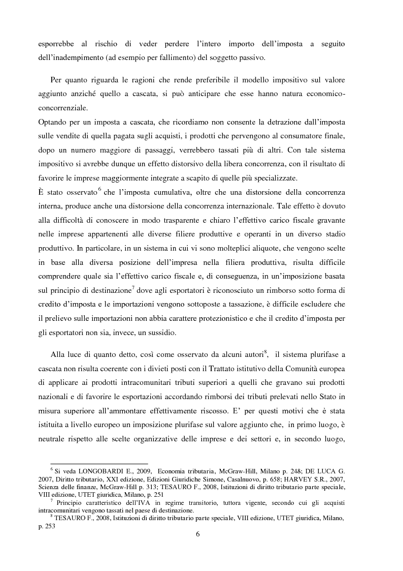 Anteprima della tesi: La Fatturazione per operazioni inesistenti nell'IVA, Pagina 7