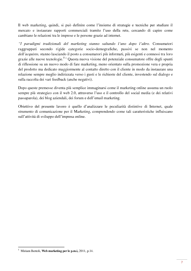 Anteprima della tesi: L'evoluzione del web 2.0: applicazioni ed usi per il marketing on-line, Pagina 3