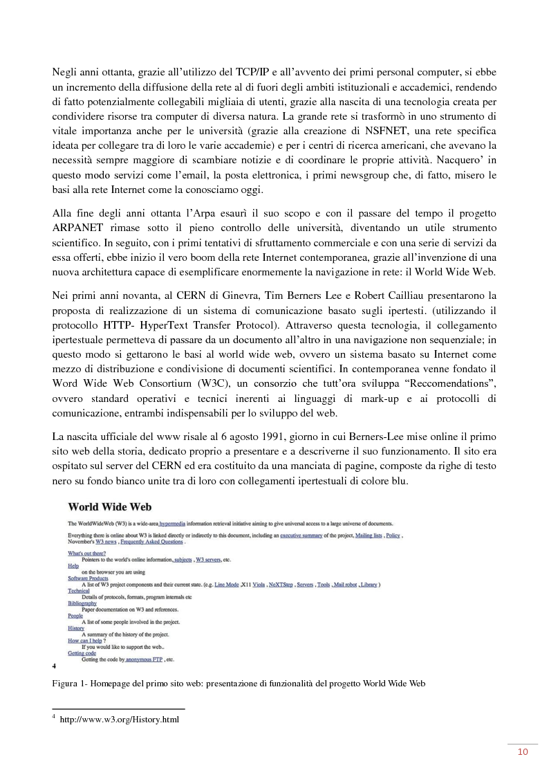 Anteprima della tesi: L'evoluzione del web 2.0: applicazioni ed usi per il marketing on-line, Pagina 6