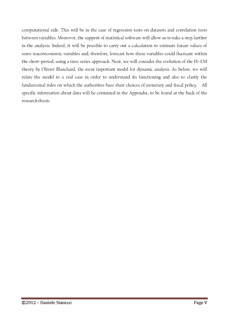Anteprima della tesi: Policies and Interest Rates During the Crisis: A Dynamic Approach, Pagina 4