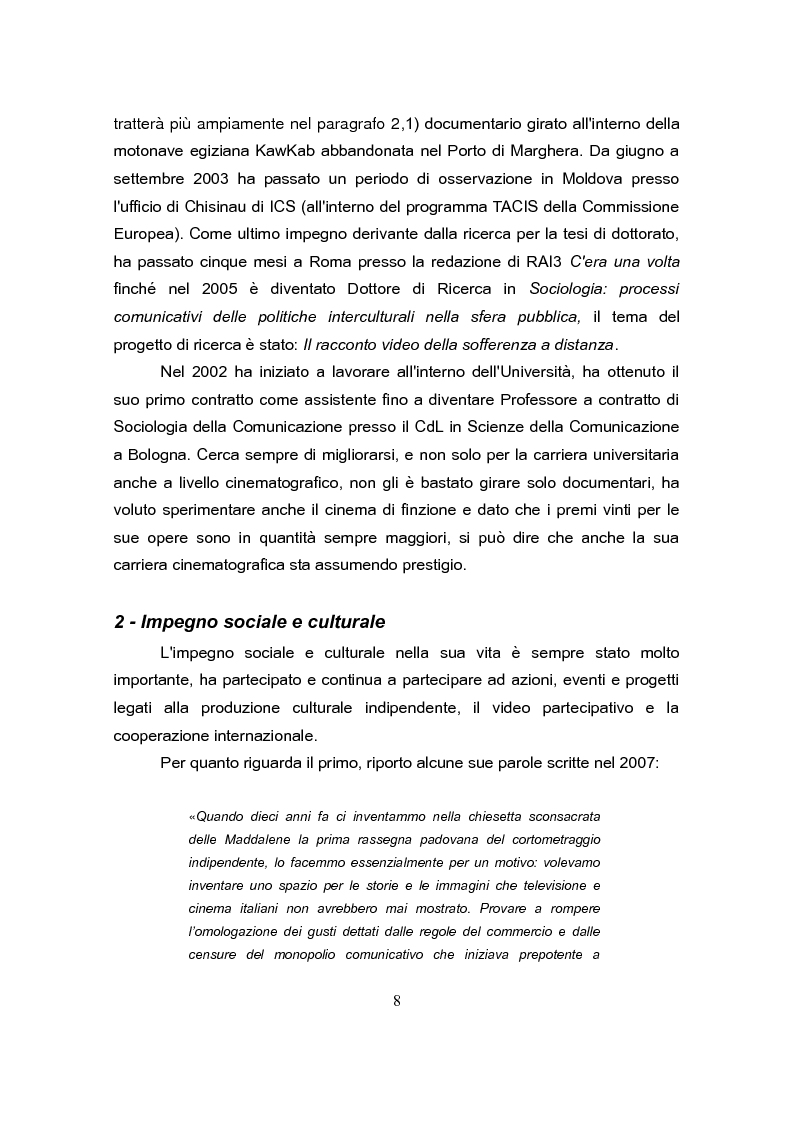 Anteprima della tesi: Andrea Segre, dal documentario al cinema di finzione: analogie e differenze, Pagina 7