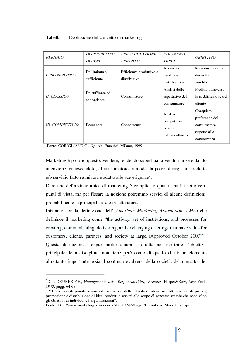 Anteprima della tesi: Le nuove frontiere del marketing: geomarketing e geolocalizzazione al servizio delle aziende. Il caso UniCredit S.p.a., Pagina 10