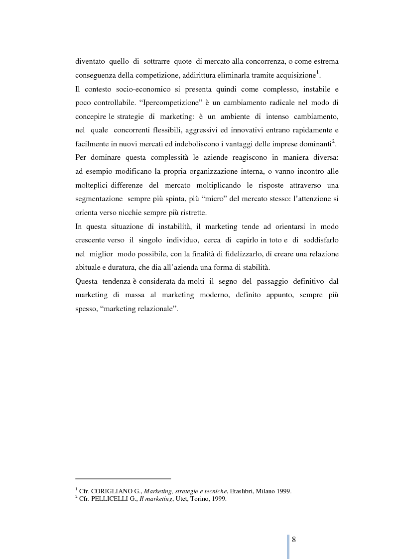 Anteprima della tesi: Le nuove frontiere del marketing: geomarketing e geolocalizzazione al servizio delle aziende. Il caso UniCredit S.p.a., Pagina 9