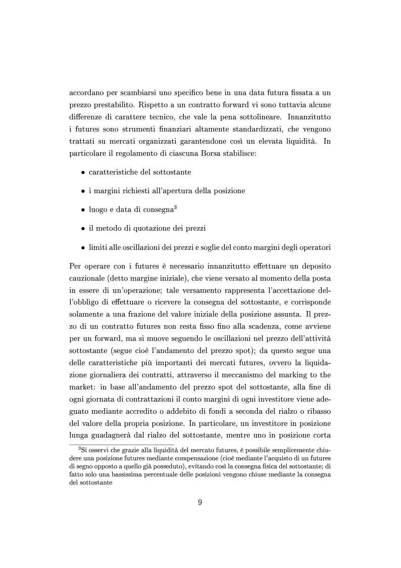 Anteprima della tesi: Mercato e prezzatura delle materie prime, Pagina 10