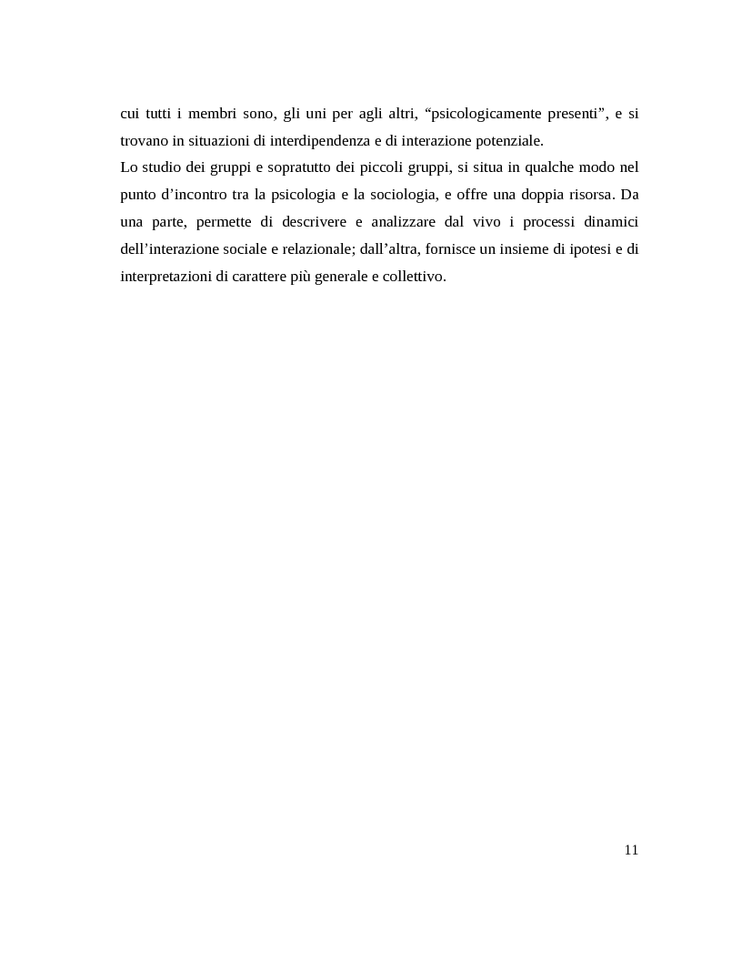Anteprima della tesi: Il gruppo. Fattori terapeutici ed affettivita. Un'esperienza tra pazienti bipolari, Pagina 8