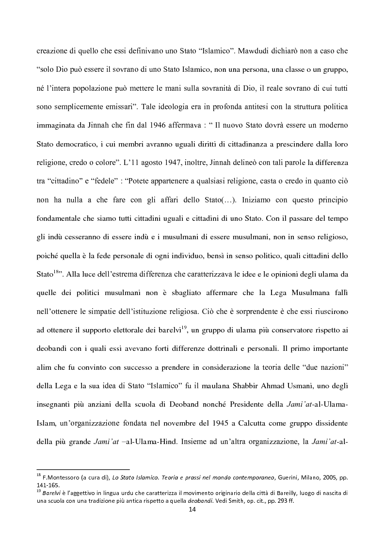Anteprima della tesi: Islam, ideologia e sfera pubblica in Pakistan, Pagina 10