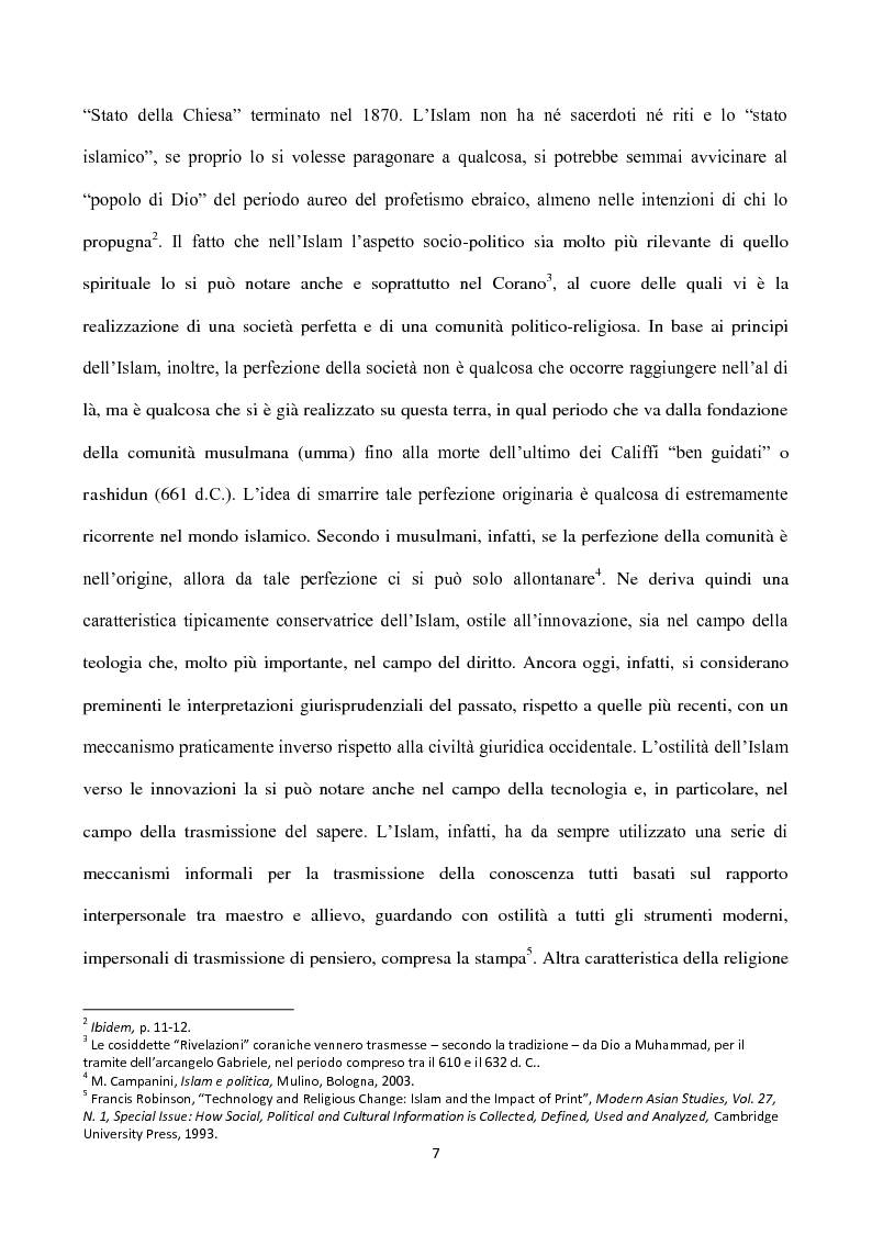 Anteprima della tesi: Islam, ideologia e sfera pubblica in Pakistan, Pagina 3