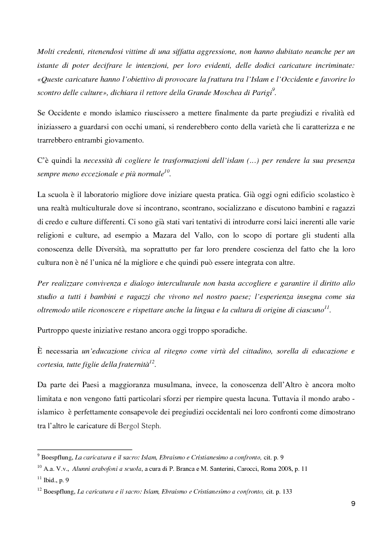 Anteprima della tesi: ''Il sorriso della Mezzaluna'': l'Islam tra stereotipi ed ironia , Pagina 5
