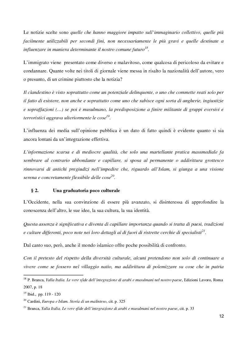 Anteprima della tesi: ''Il sorriso della Mezzaluna'': l'Islam tra stereotipi ed ironia , Pagina 8