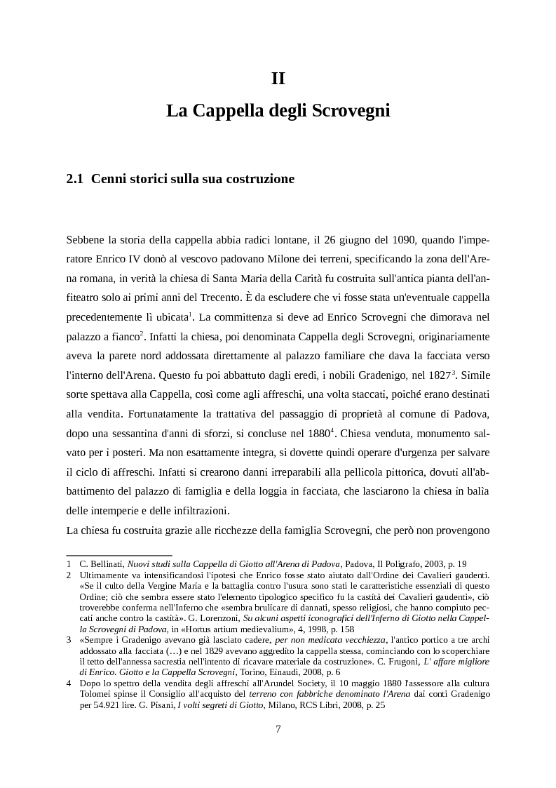 Anteprima della tesi: Giotto letto da Dante, Pagina 4