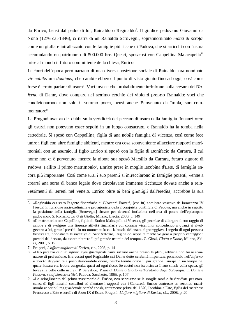 Anteprima della tesi: Giotto letto da Dante, Pagina 5