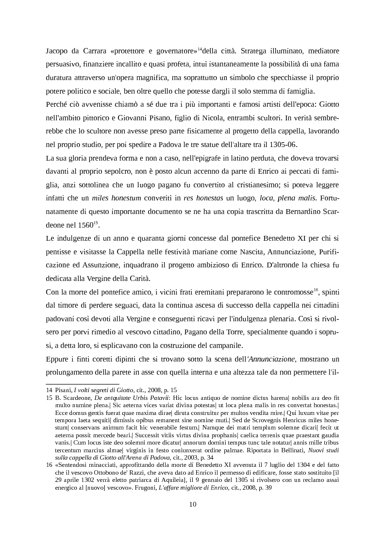 Anteprima della tesi: Giotto letto da Dante, Pagina 7