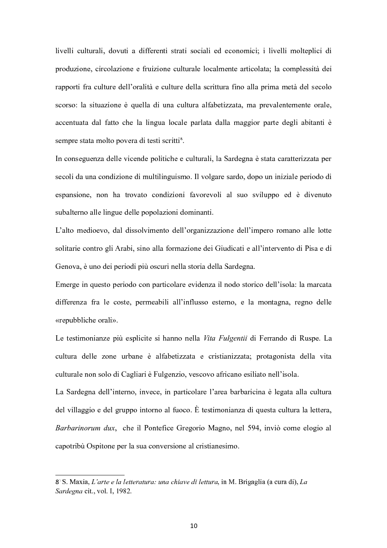 Anteprima della tesi: Sa Limba sarda e i mass Media, Pagina 7