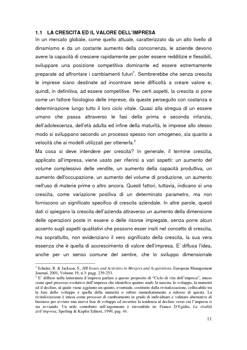Anteprima della tesi: Le operazioni di M&A come strumento dicrescita e creazione del valore per l'impresa. Il caso Prysmian - Draka, Pagina 7