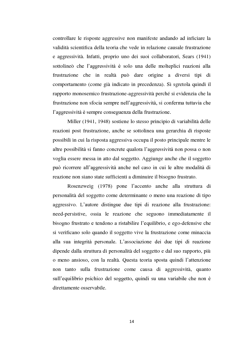 Anteprima della tesi: Aggressività e violenza ad opera dei minori: il fenomeno dei baby killer, Pagina 11