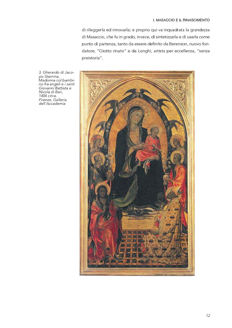 Anteprima della tesi: La Trinità di Masaccio: l'impianto prospettico, le proporzioni perfette, Pagina 7