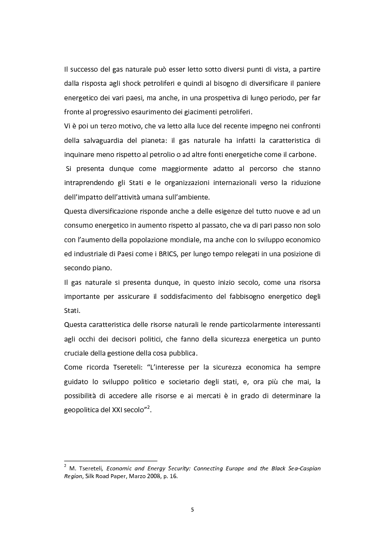 Anteprima della tesi: Dalla Via della Seta alla via del gas naturale: geopolitica e relazioni internazionali in Asia Centrale, Pagina 3