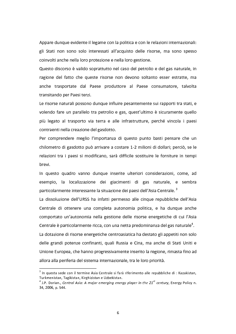 Anteprima della tesi: Dalla Via della Seta alla via del gas naturale: geopolitica e relazioni internazionali in Asia Centrale, Pagina 4