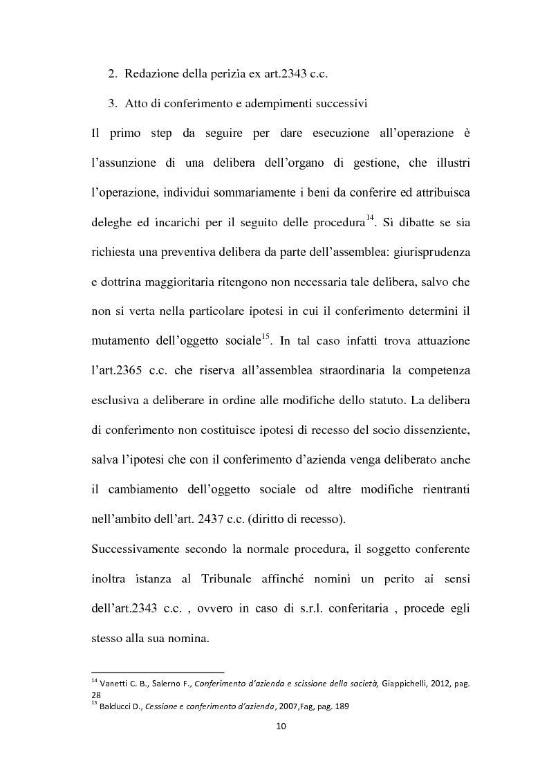 Anteprima della tesi: Il Conferimento d'azienda nella prassi contabile nazionale ed internazionale: il caso Meridiana-Eurofly, Pagina 15