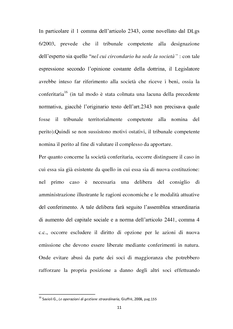Anteprima della tesi: Il Conferimento d'azienda nella prassi contabile nazionale ed internazionale: il caso Meridiana-Eurofly, Pagina 16