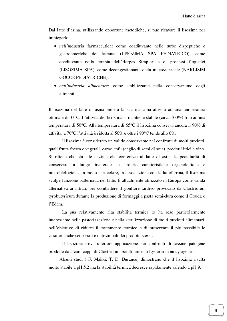 Anteprima della tesi: Influenza della temperatura di essiccazione sulla qualità delle polveri nell'essiccamento spray di latte d'asina, Pagina 10