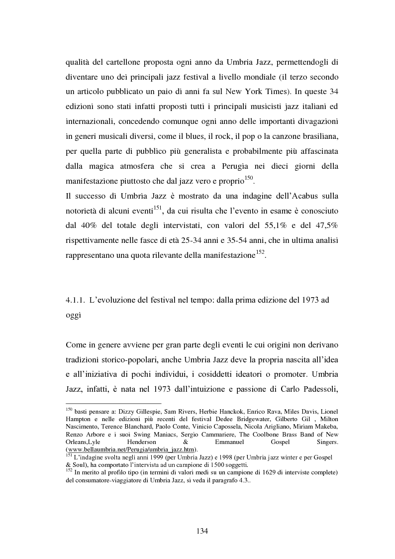 Anteprima della tesi: Eventi culturali e marketing territoriale: l'indagine empirica sul festival musicale di Umbria Jazz, Pagina 3