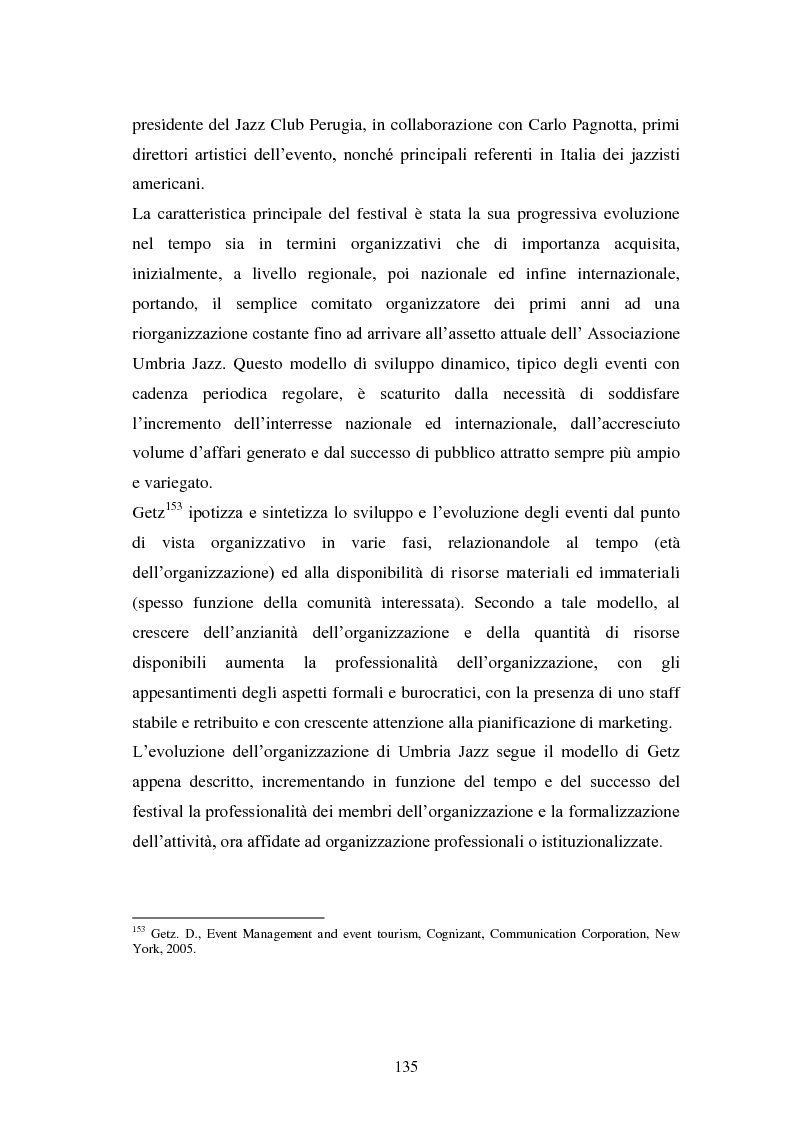Anteprima della tesi: Eventi culturali e marketing territoriale: l'indagine empirica sul festival musicale di Umbria Jazz, Pagina 4