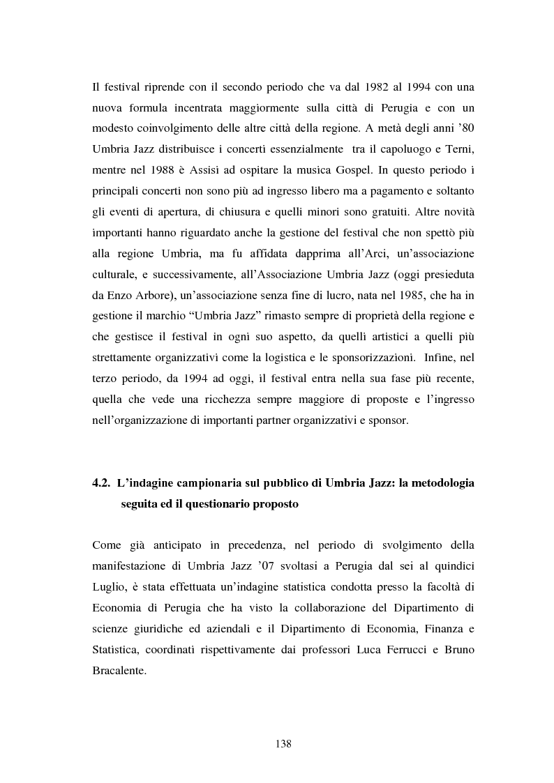 Anteprima della tesi: Eventi culturali e marketing territoriale: l'indagine empirica sul festival musicale di Umbria Jazz, Pagina 7