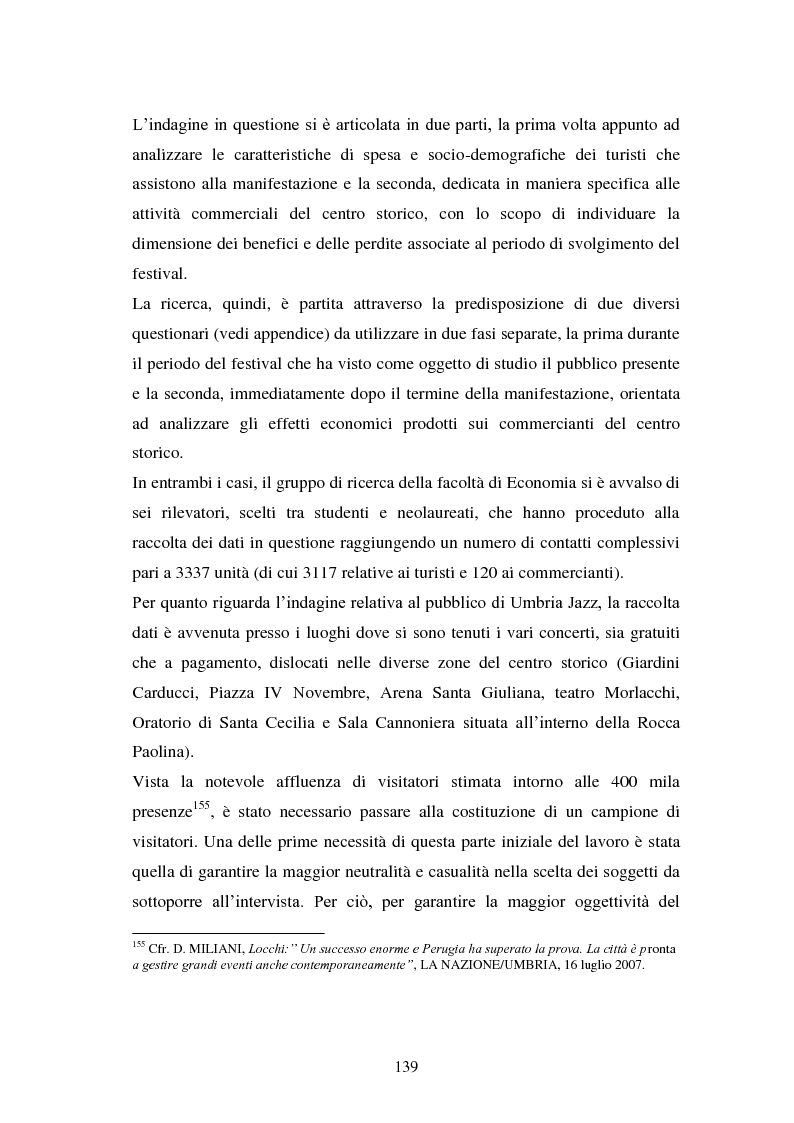 Anteprima della tesi: Eventi culturali e marketing territoriale: l'indagine empirica sul festival musicale di Umbria Jazz, Pagina 8