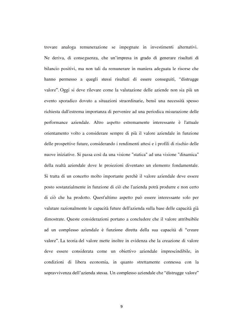 Anteprima della tesi: Il metodo dei multipli nella valutazione delle aziende. Il caso di Banca Carige., Pagina 10
