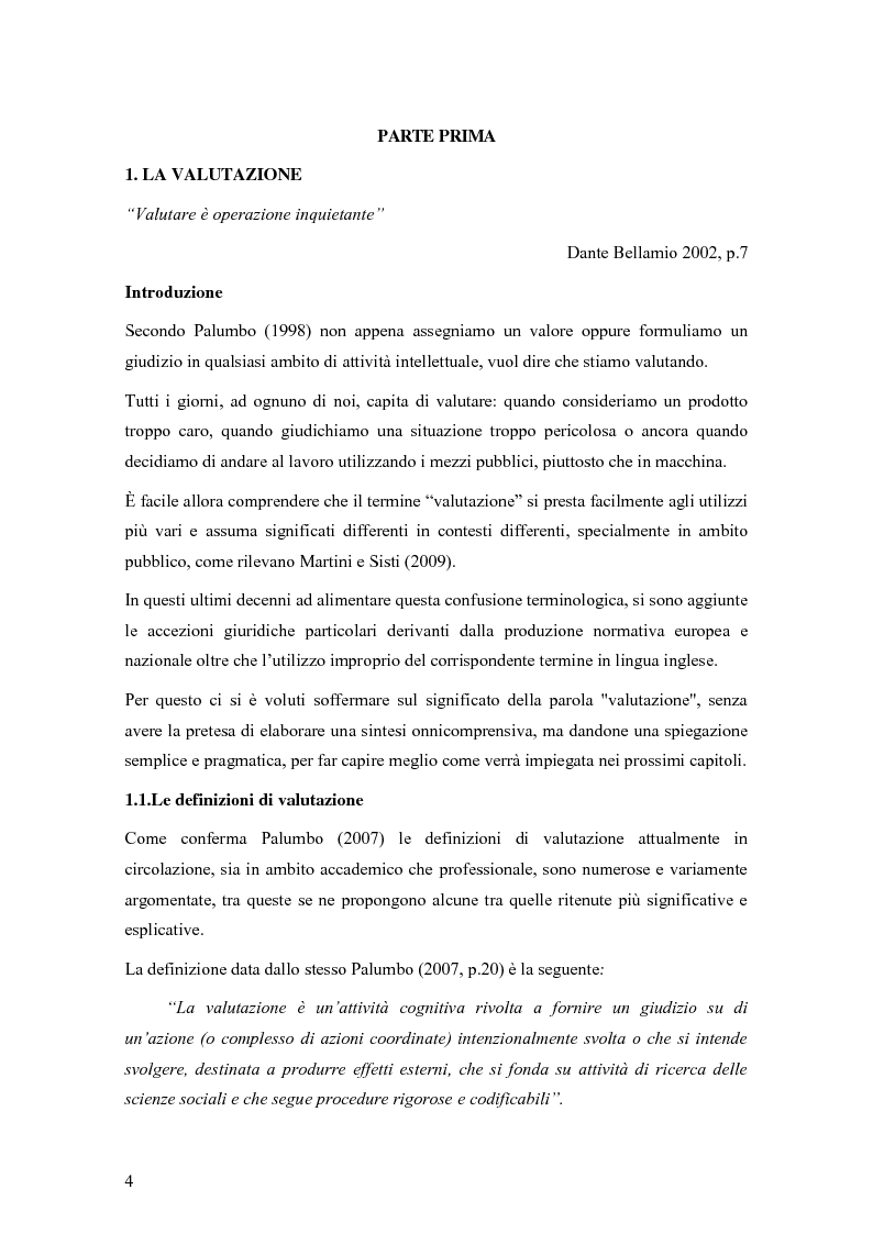 Anteprima della tesi: La valutazione degli effetti delle politiche pubbliche: aspetti teorico metodologici e applicazione al POR FESR 2007-2013 in Lombardia, Pagina 5