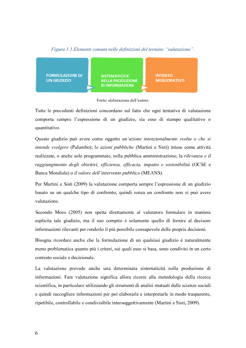 Anteprima della tesi: La valutazione degli effetti delle politiche pubbliche: aspetti teorico metodologici e applicazione al POR FESR 2007-2013 in Lombardia, Pagina 7