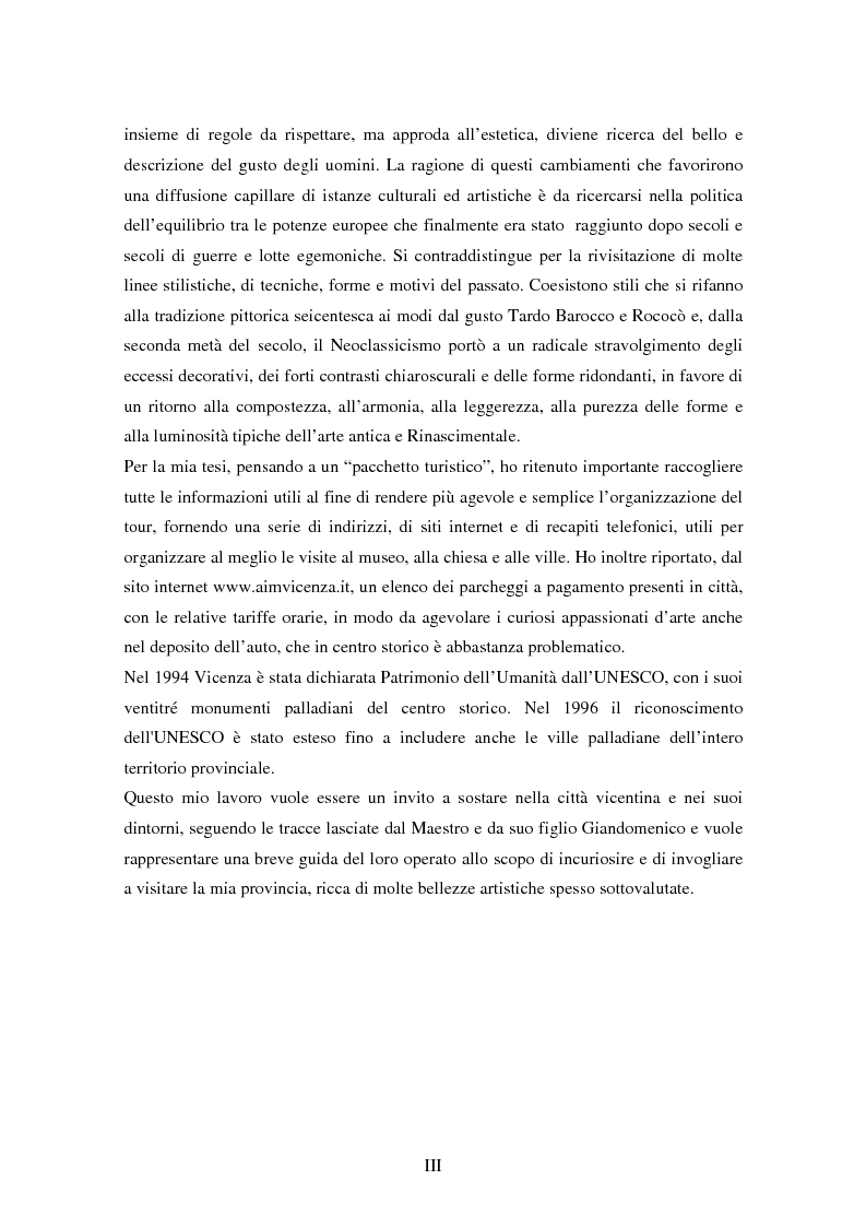 Anteprima della tesi: Opere dei Tiepolo nel vicentino: itinerario guidato, Pagina 4