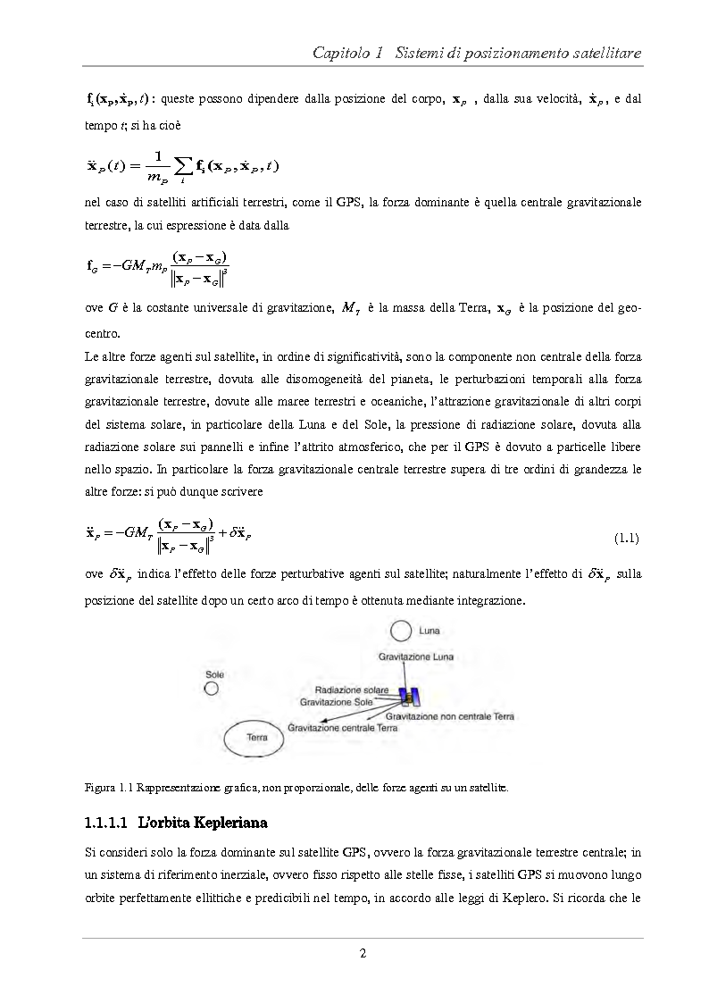 Anteprima della tesi: Analisi delle prestazioni di integrità e accuratezza di sistemi di localizzazione satellitare per il controllo della marcia dei treni, Pagina 7