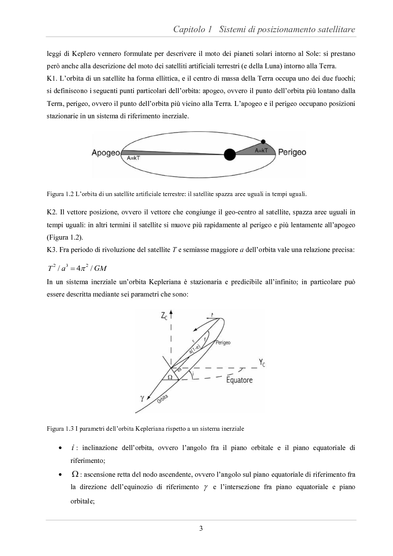 Anteprima della tesi: Analisi delle prestazioni di integrità e accuratezza di sistemi di localizzazione satellitare per il controllo della marcia dei treni, Pagina 8